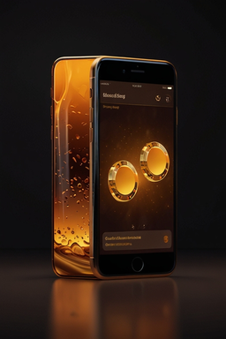 Smartphone mit Casino-App